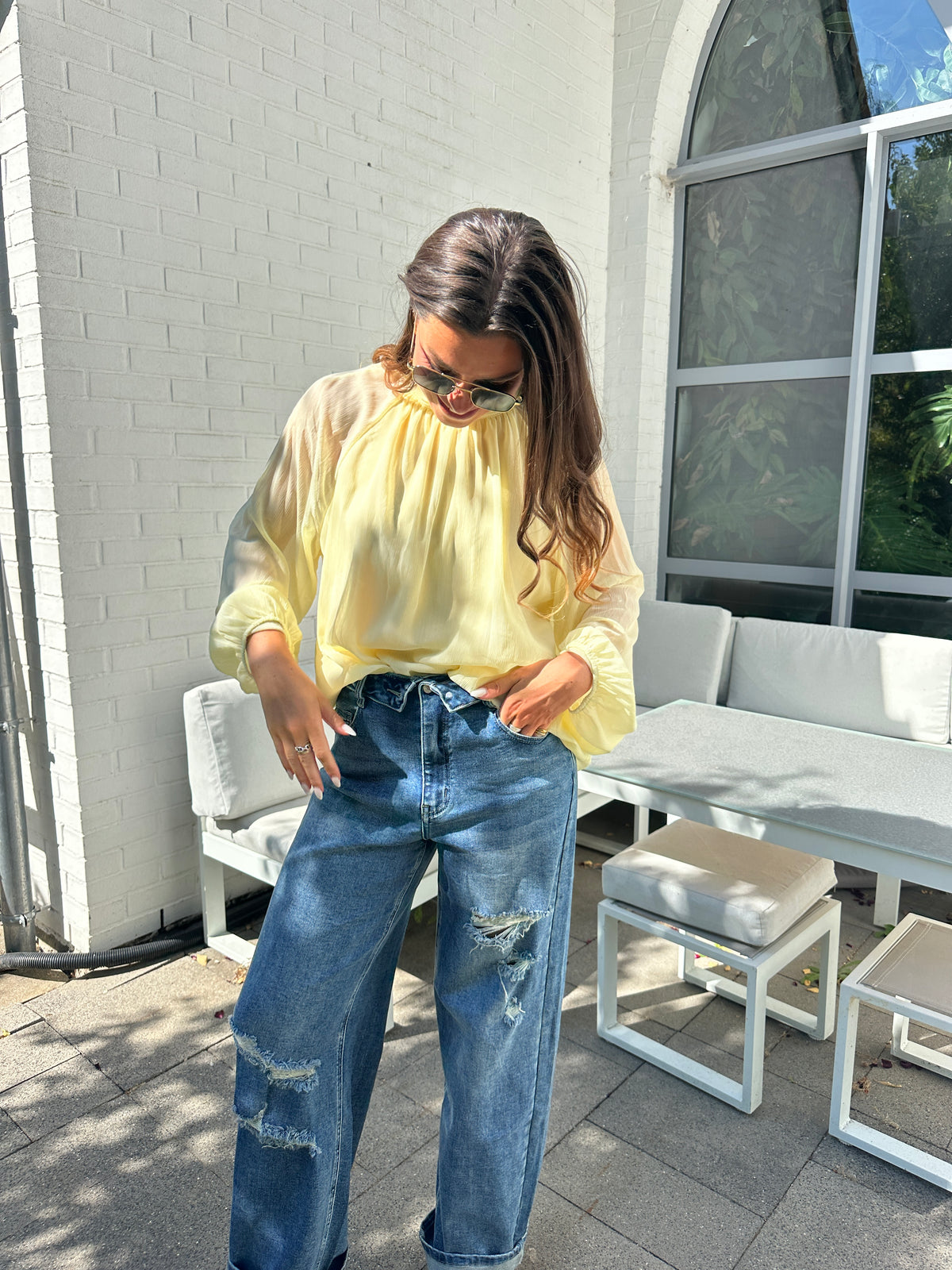 BLOUSE IONA JAUNE