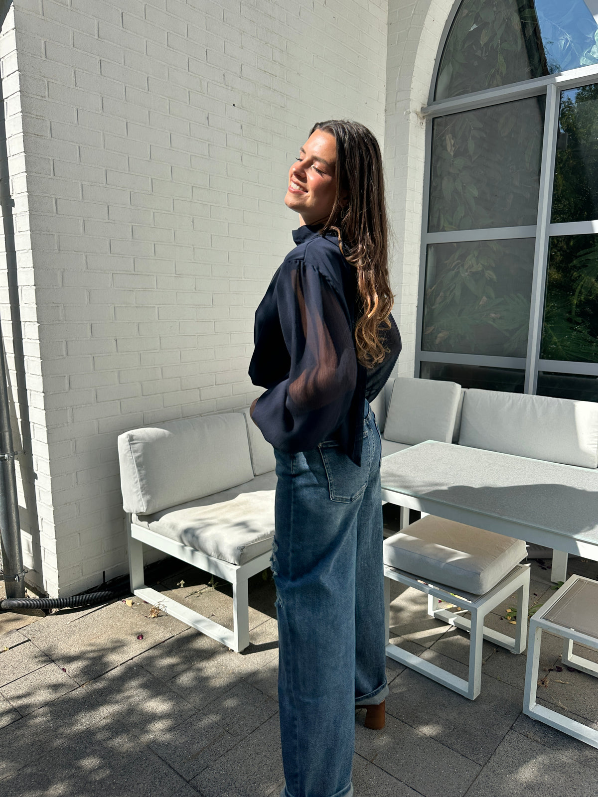 BLOUSE ILENA BLEUE