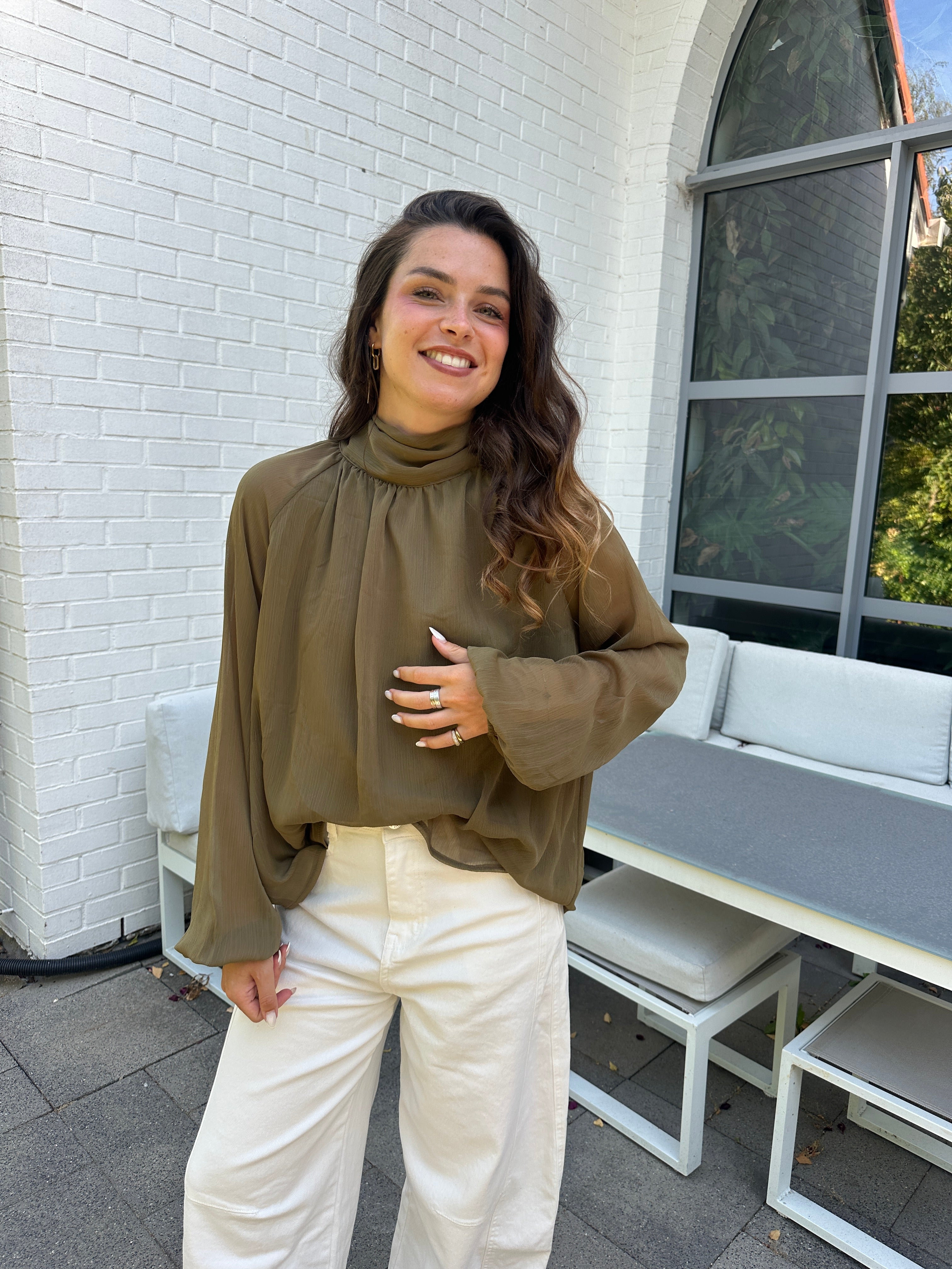 BLOUSE IONA KAKI