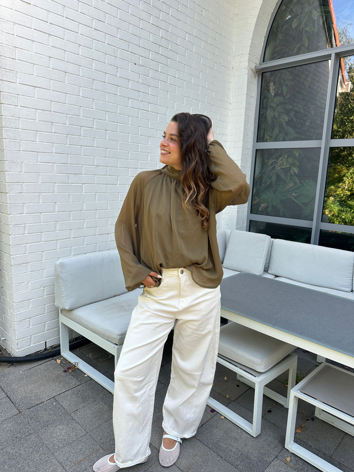 BLOUSE IONA KAKI