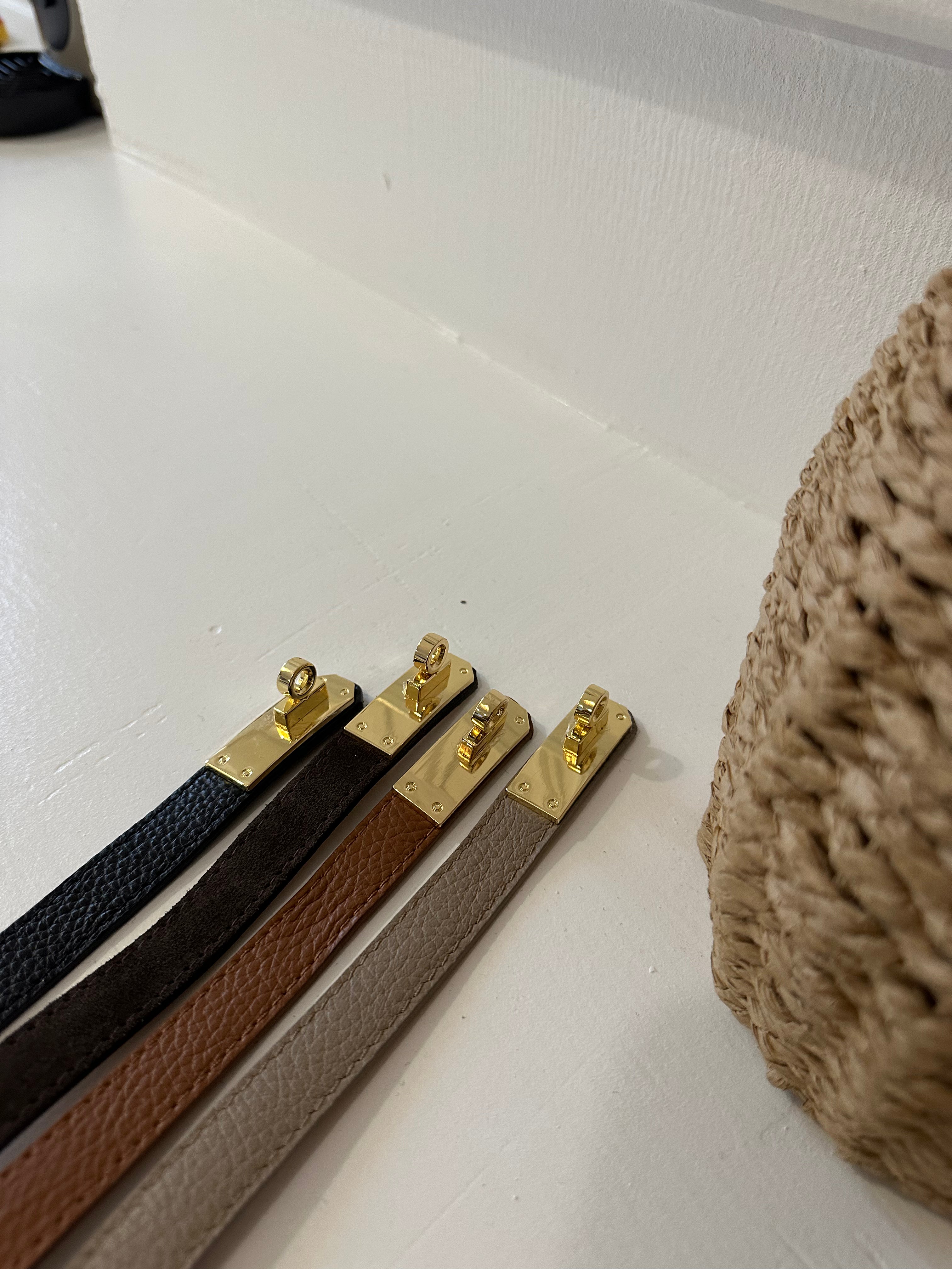 CEINTURE BLANDINE DAIM MARRON