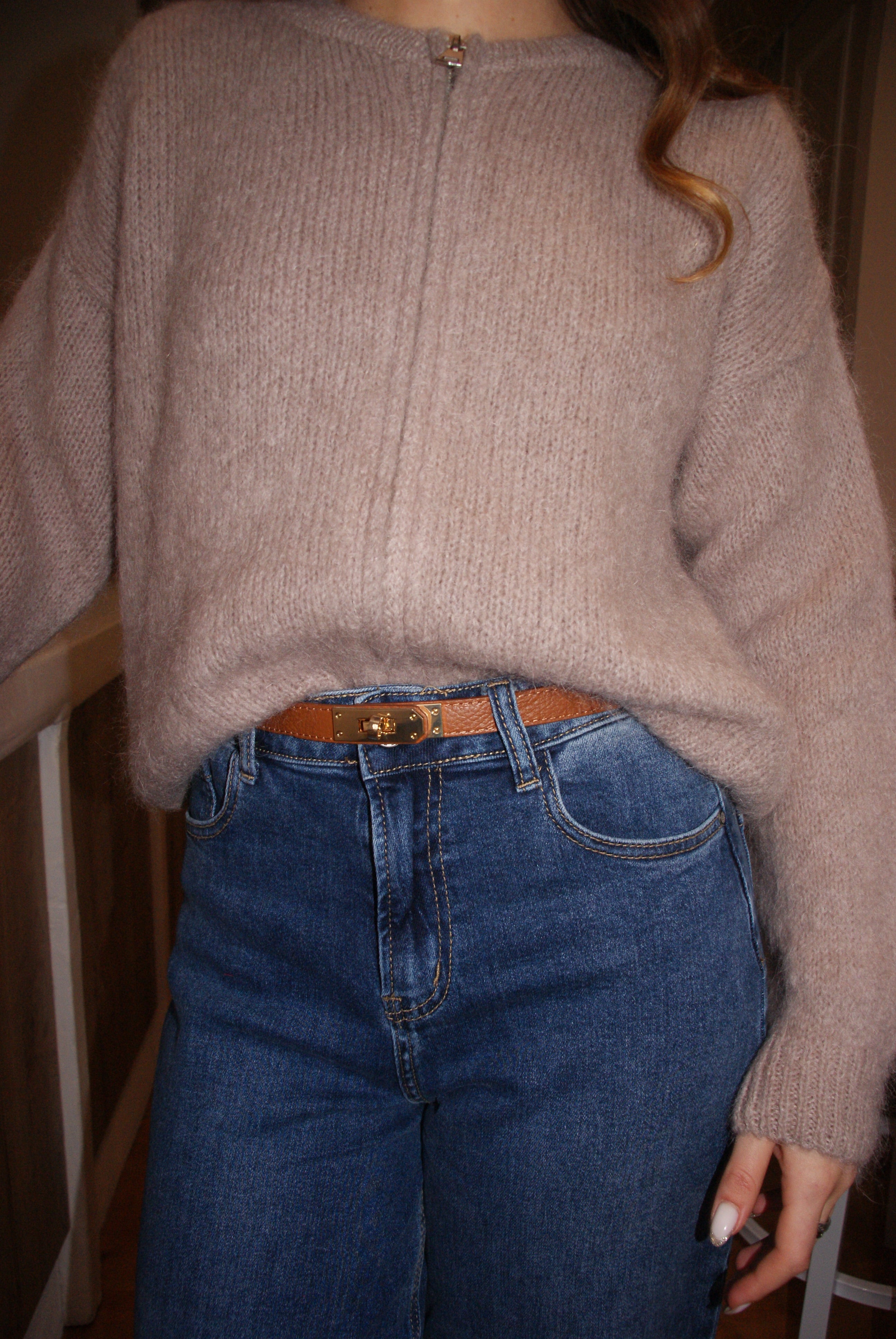 CEINTURE BLANDINE CAMEL