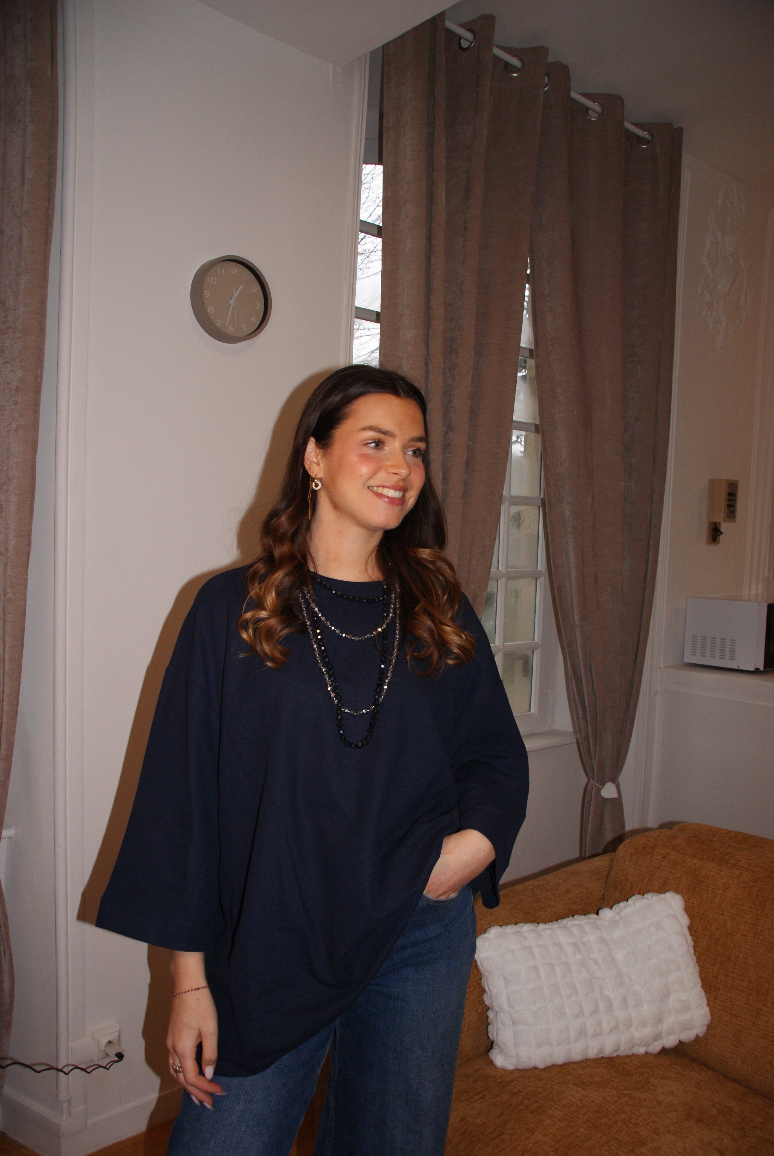 TEE-SHIRT CARLA BLEU