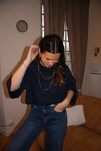 TEE-SHIRT CARLA BLEU