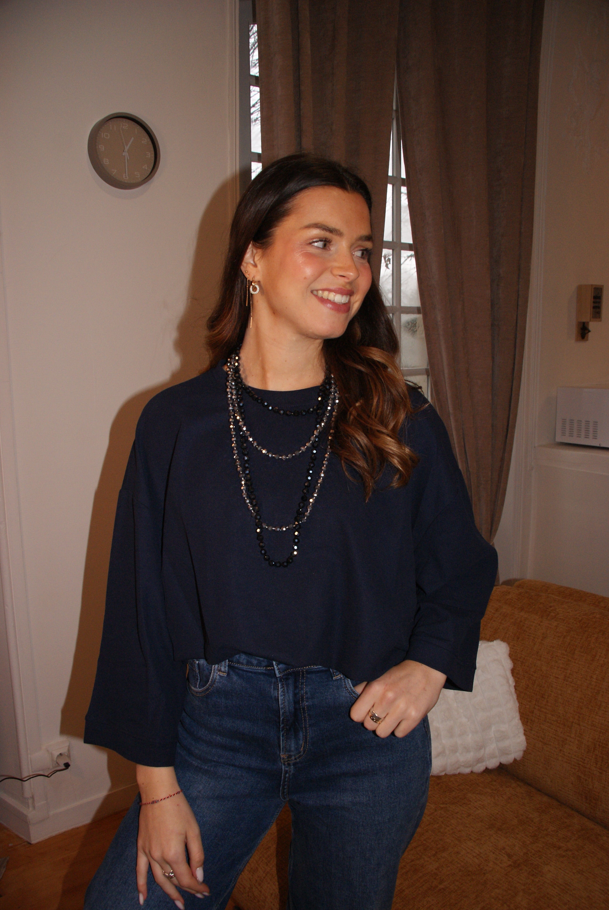 TEE-SHIRT CARLA BLEU