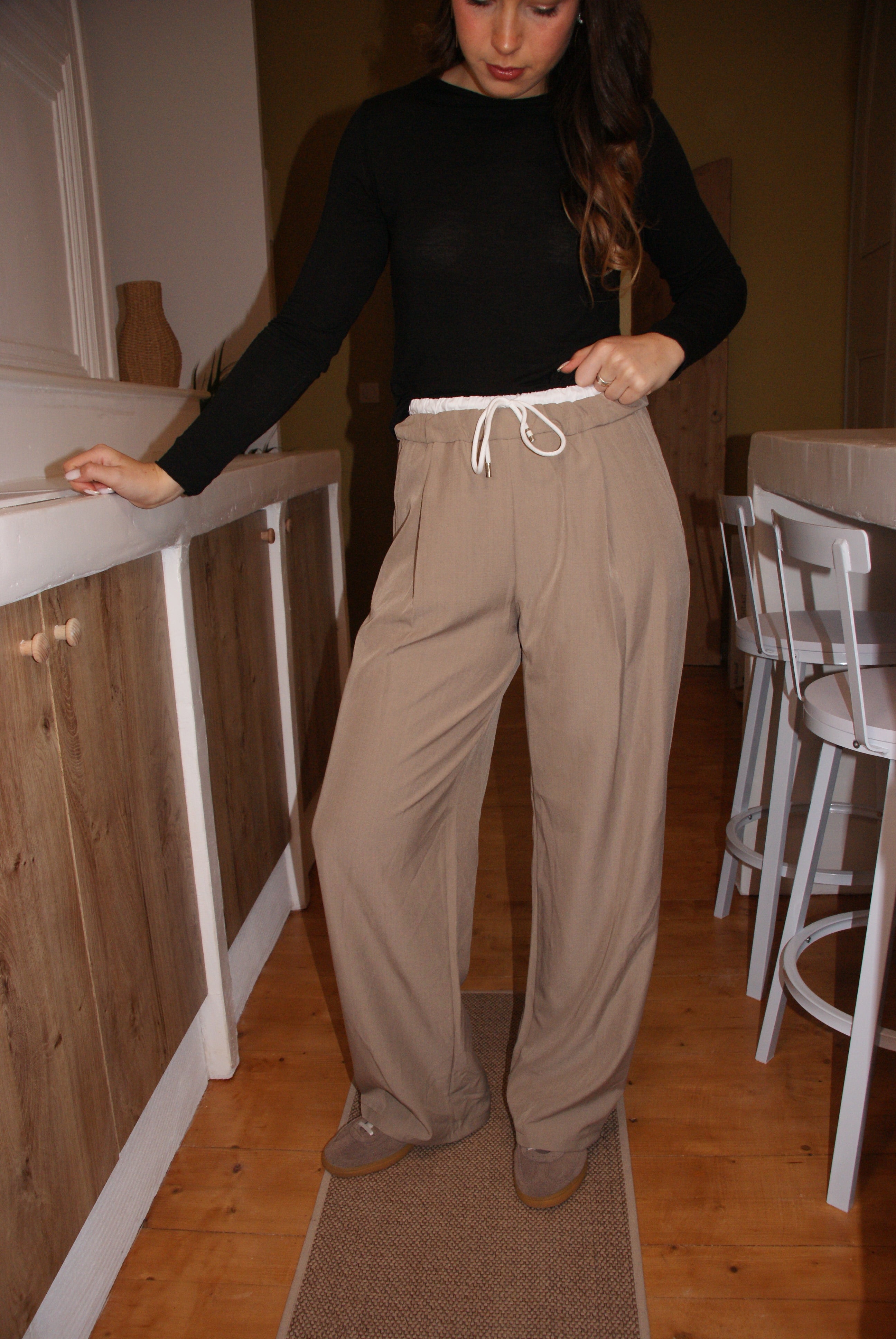 PANTALON CASSANDRE BEIGE