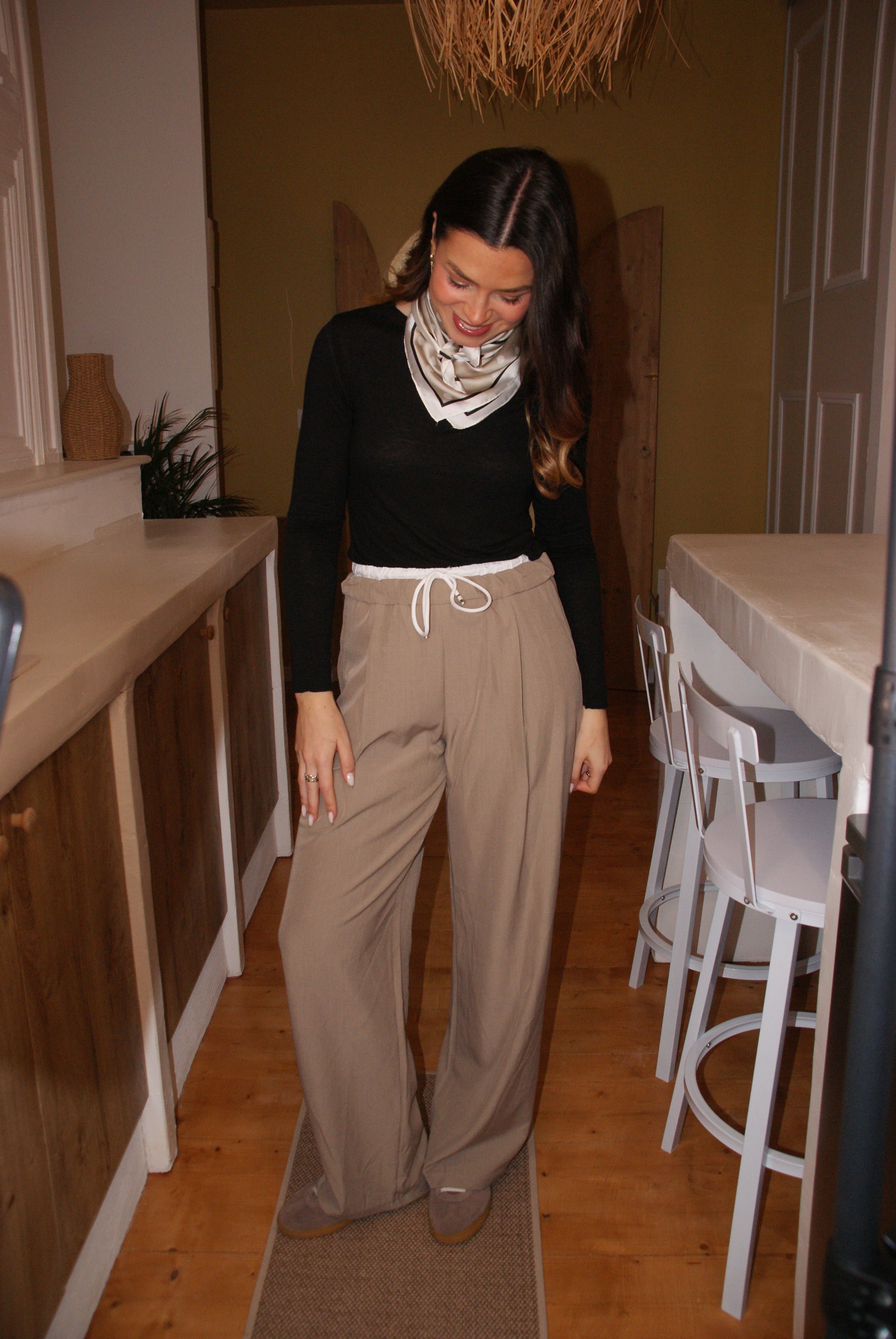 PANTALON CASSANDRE BEIGE
