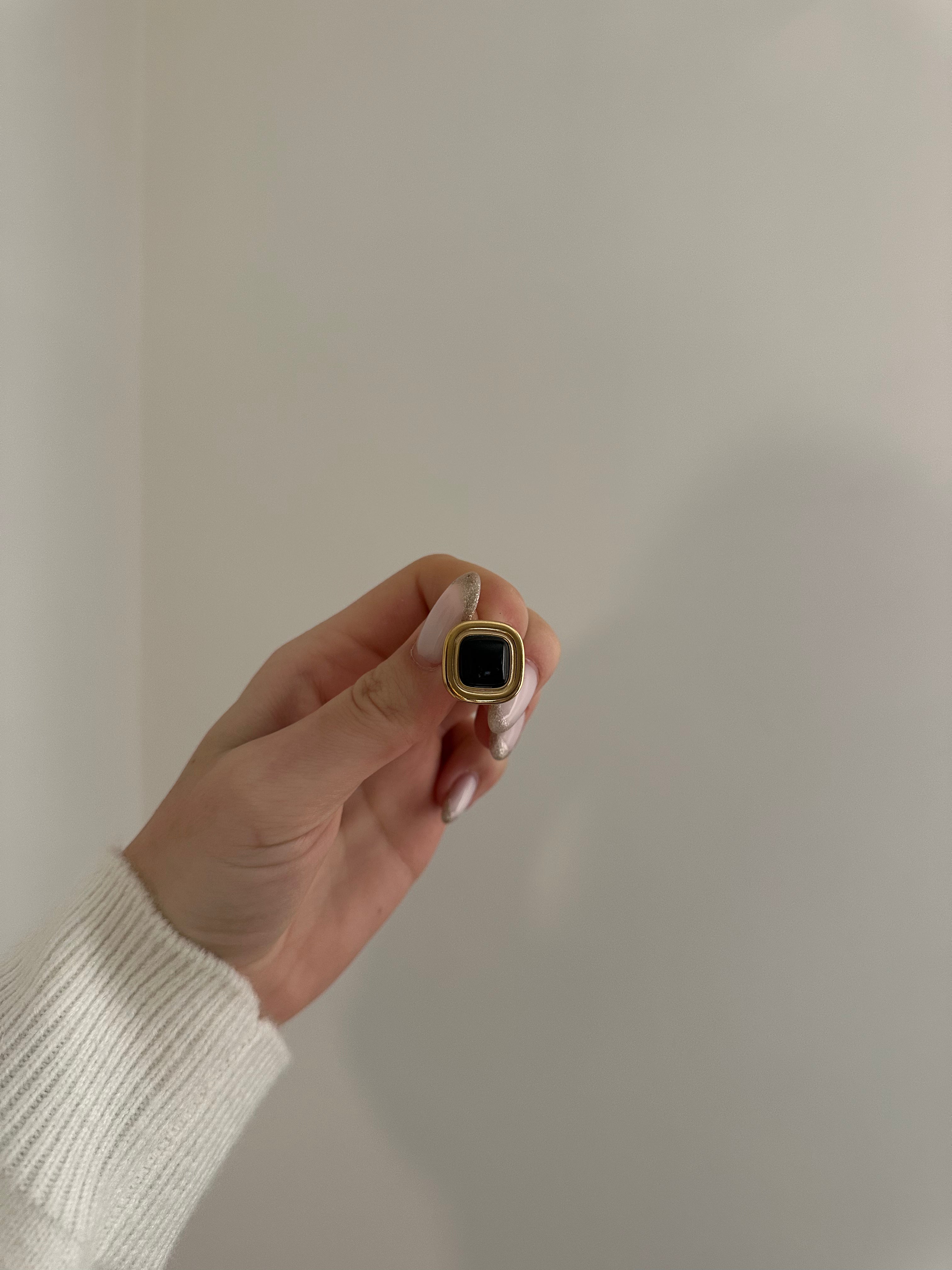 BOUCLES D'OREILLES CIANA NOIRES