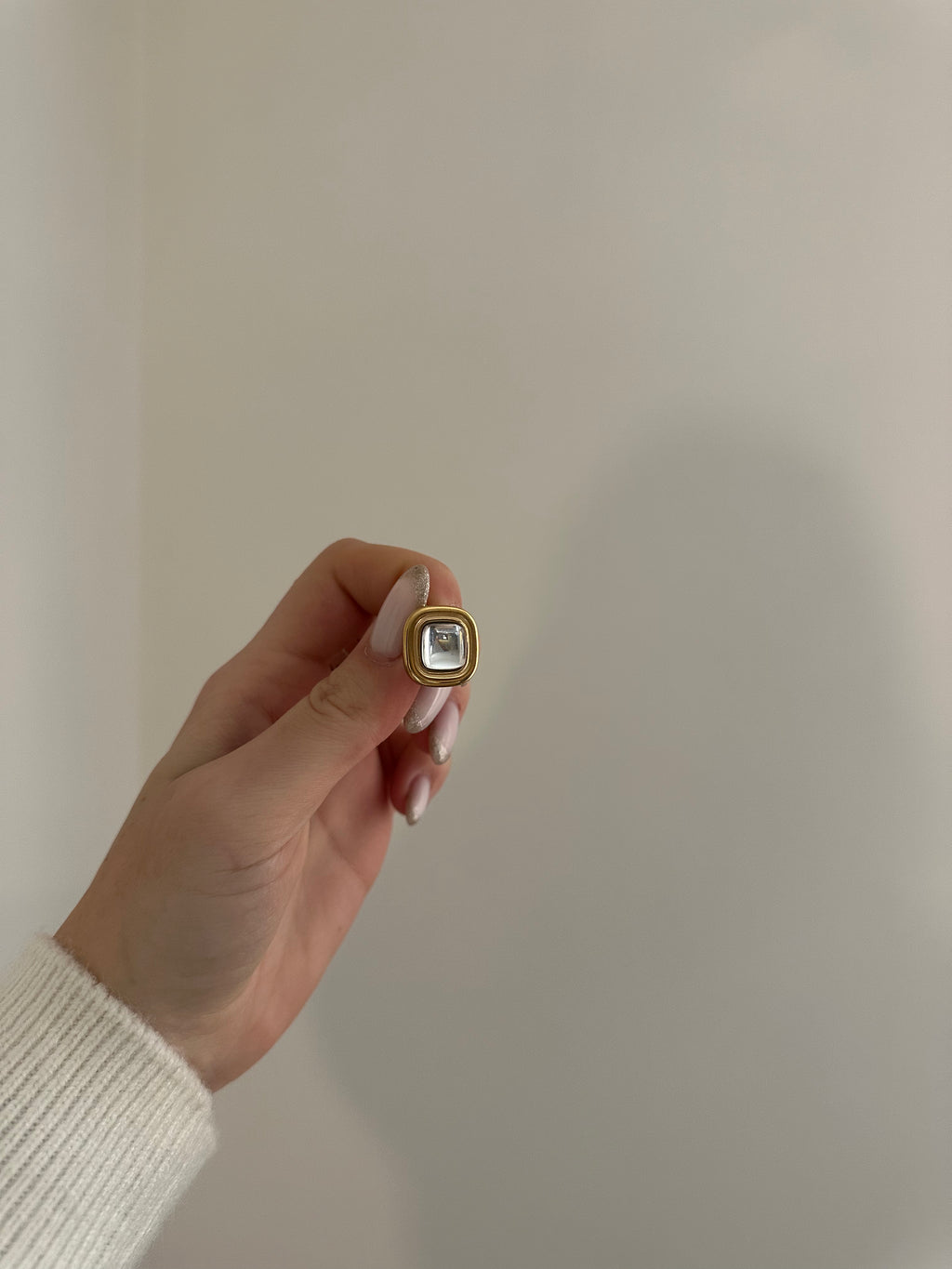 BOUCLES D'OREILLES CIANA GRISES