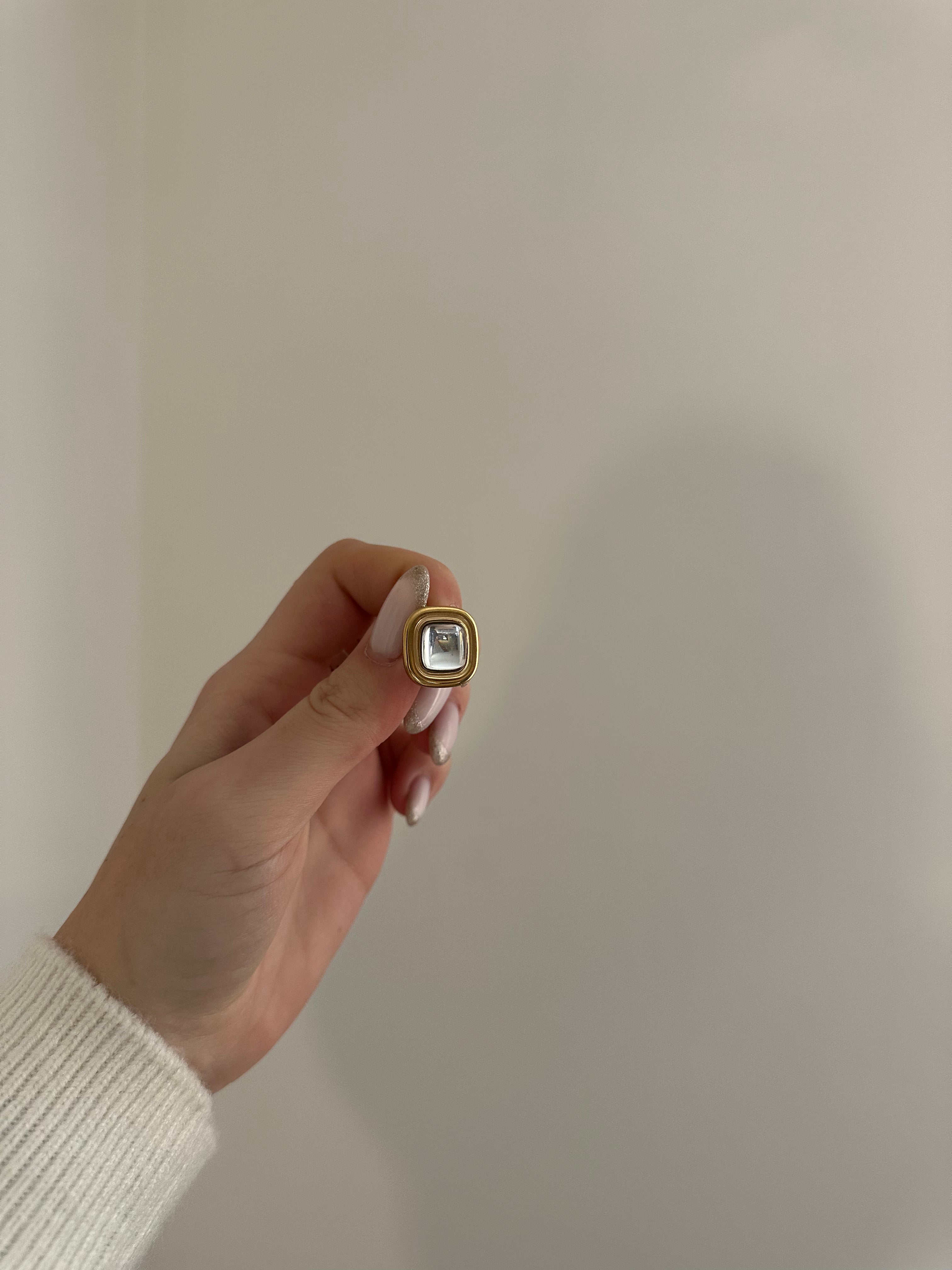 BOUCLES D'OREILLES CIANA GRISES