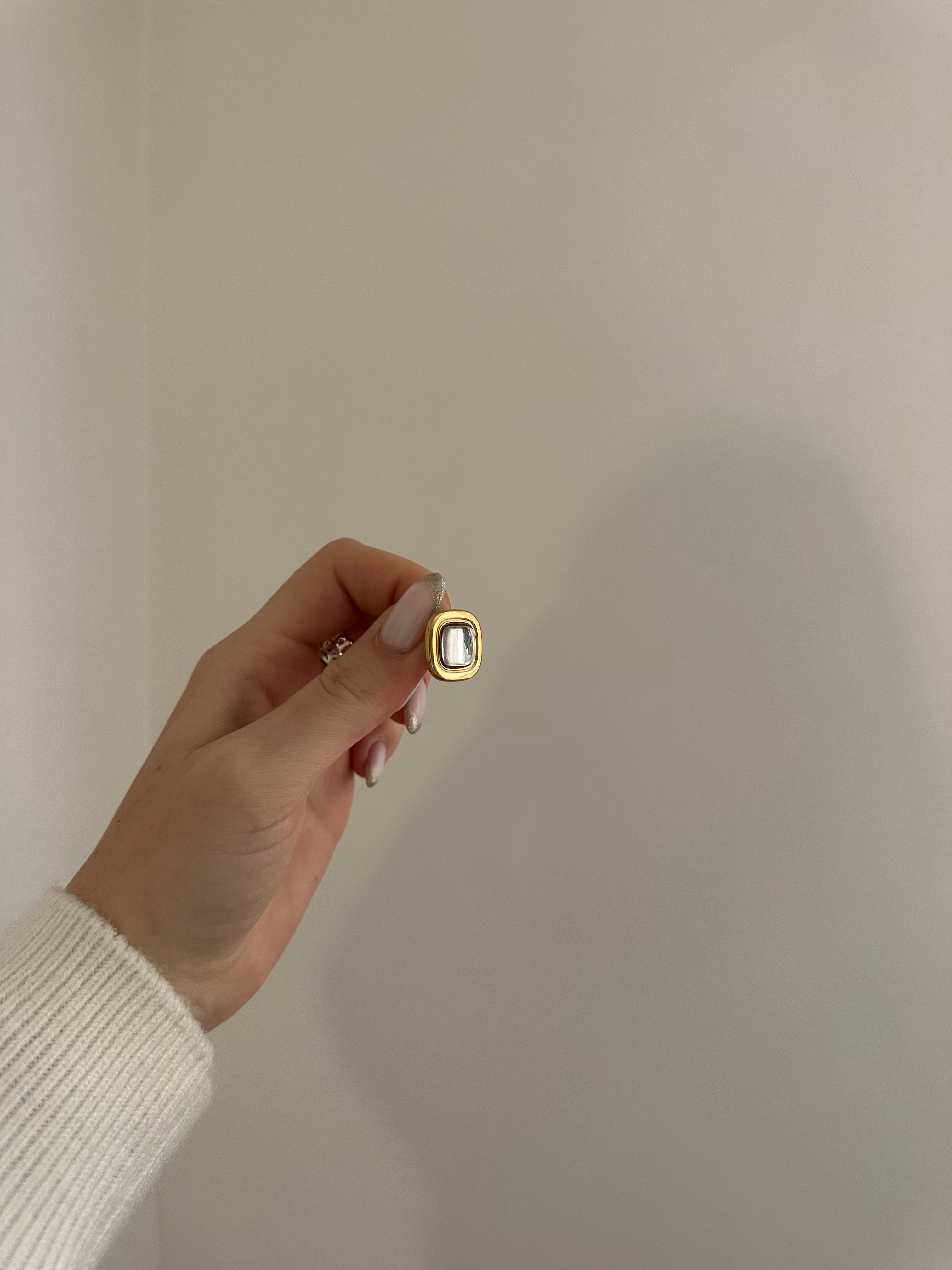 BOUCLES D'OREILLES CIANA GRISES