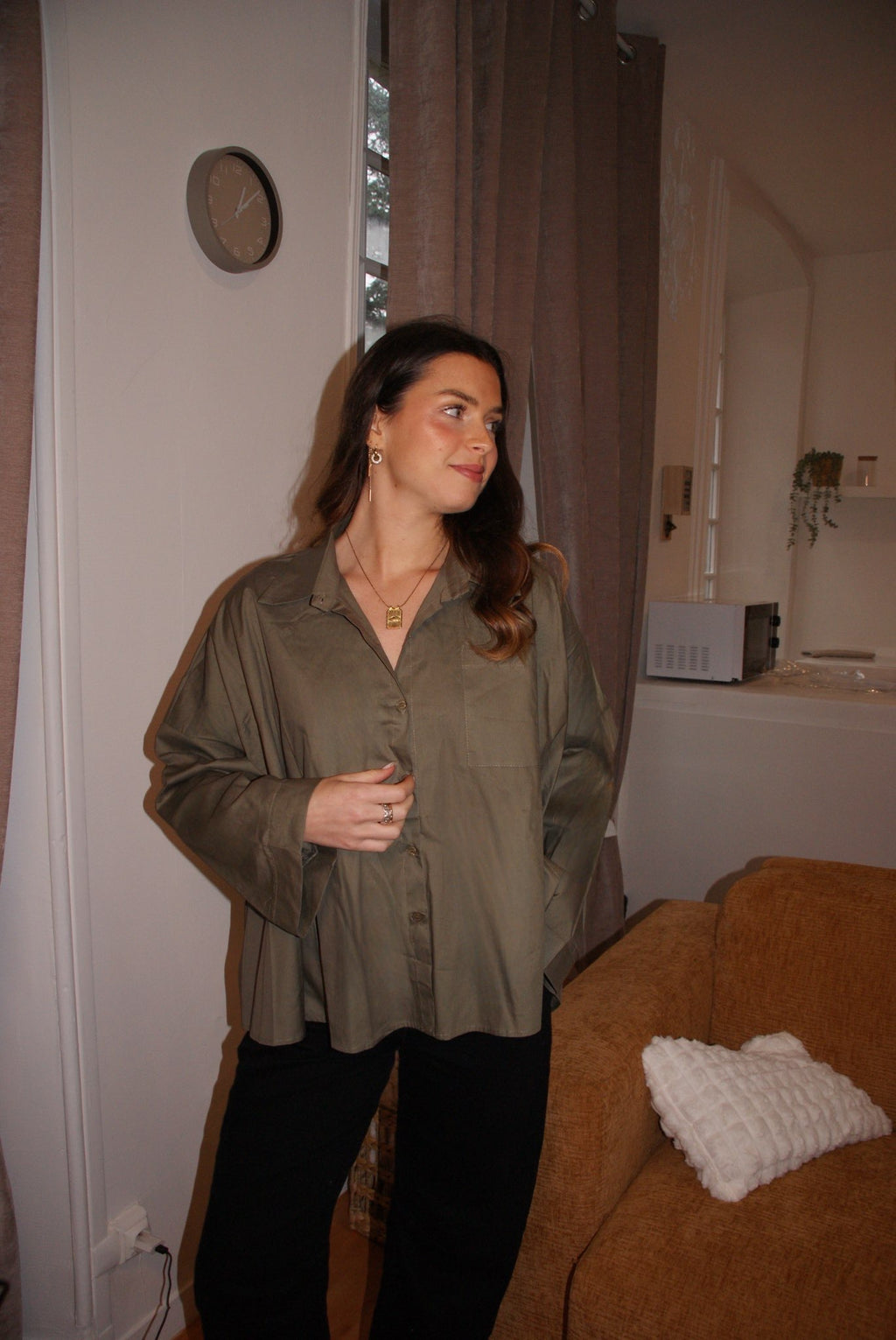 CHEMISE CAPUCINE KAKI