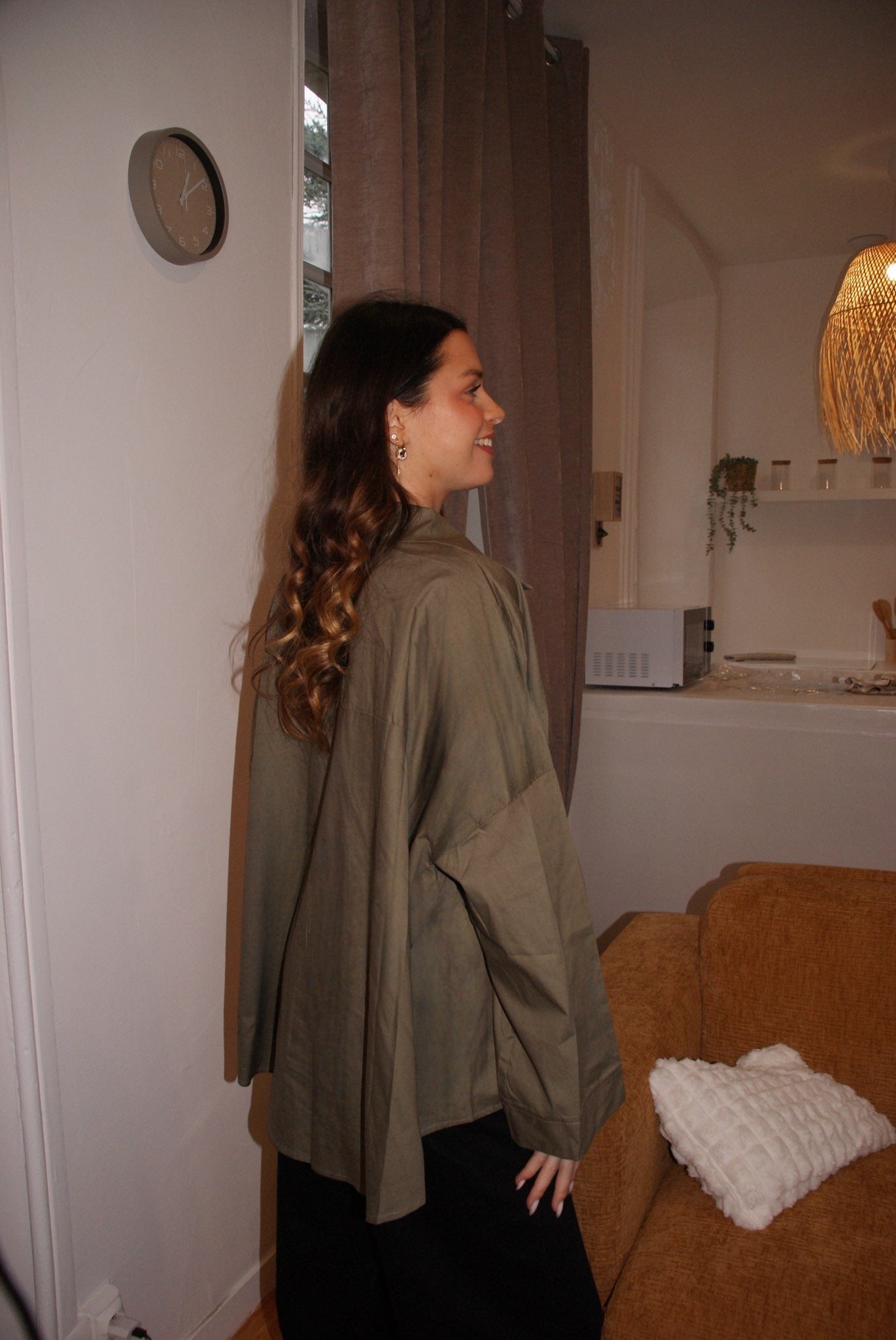 CHEMISE CAPUCINE KAKI