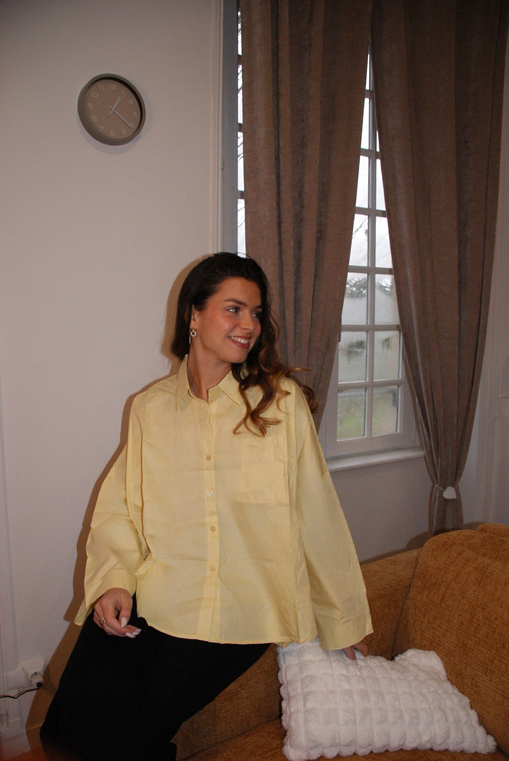 CHEMISE CAPUCINE JAUNE