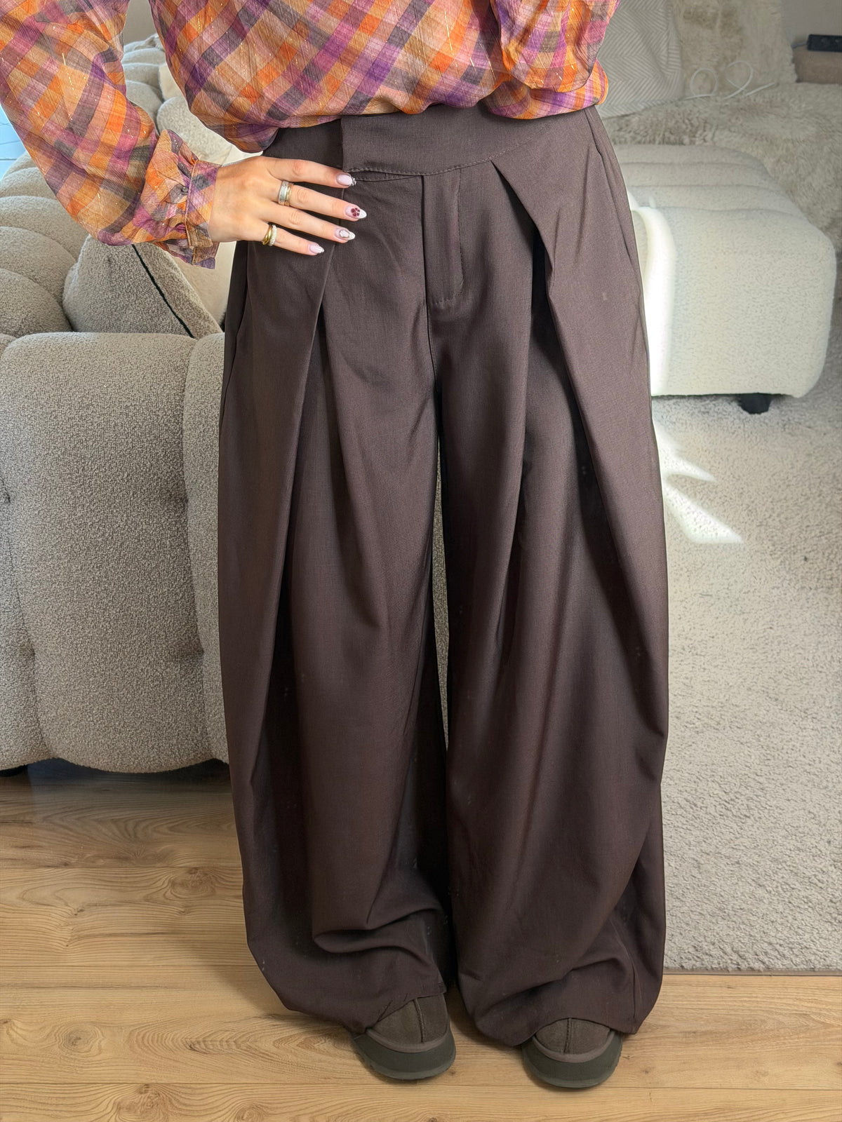 PANTALON JADE MARRON