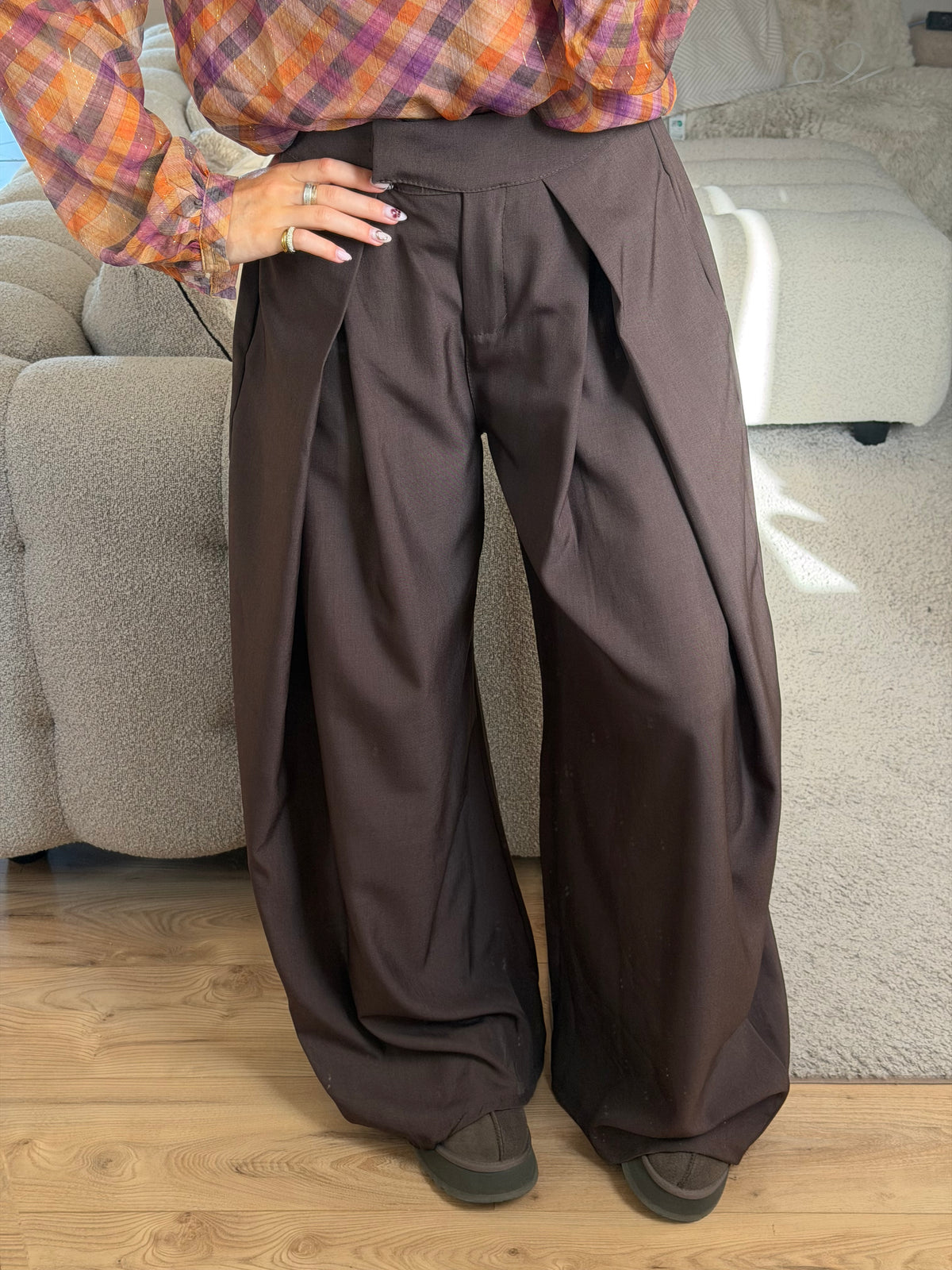 PANTALON JADE MARRON
