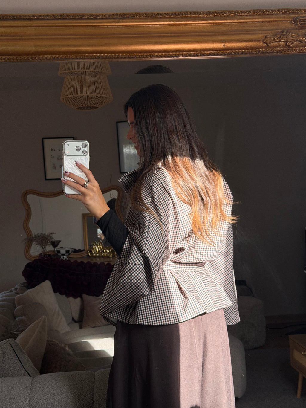VESTE CAPE MARRON JULIETTE
