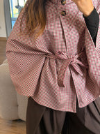VESTE CAPE BORDEAUX JULIETTE
