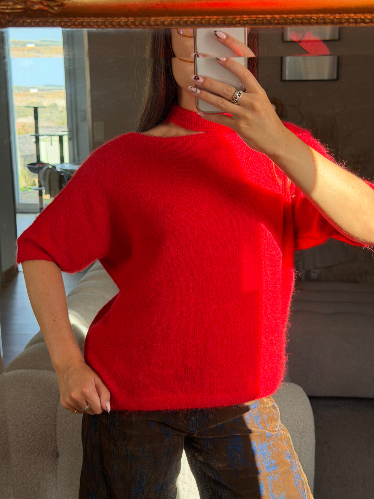PULL IVANA ROUGE