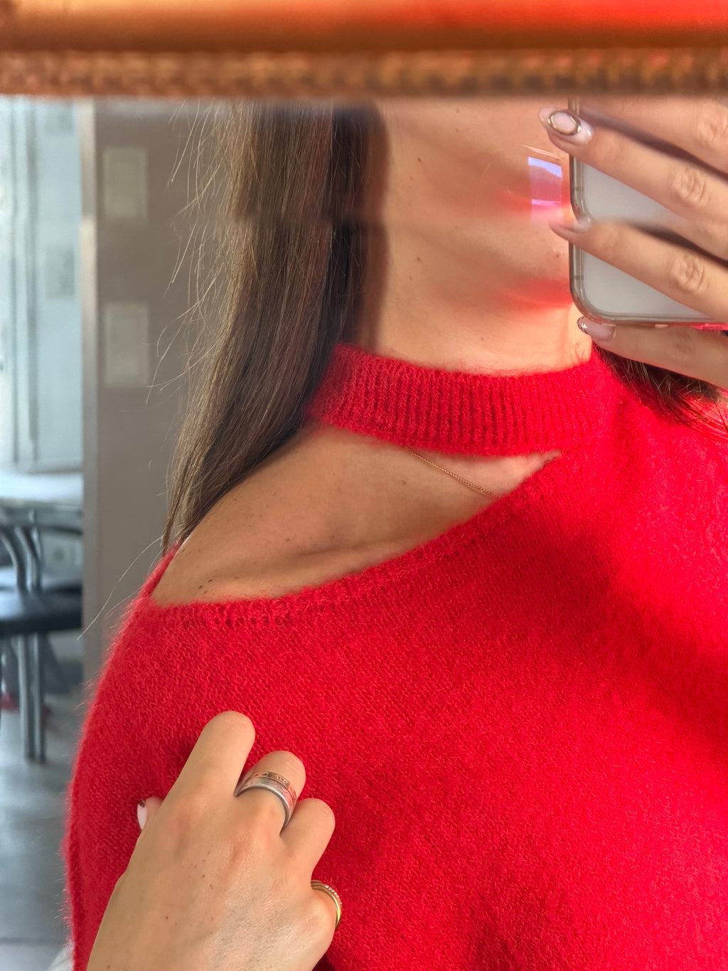 PULL IVANA ROUGE