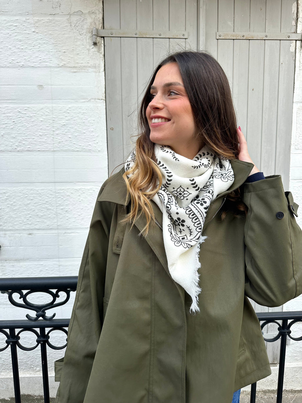 FOULARD KUJTA BLANC