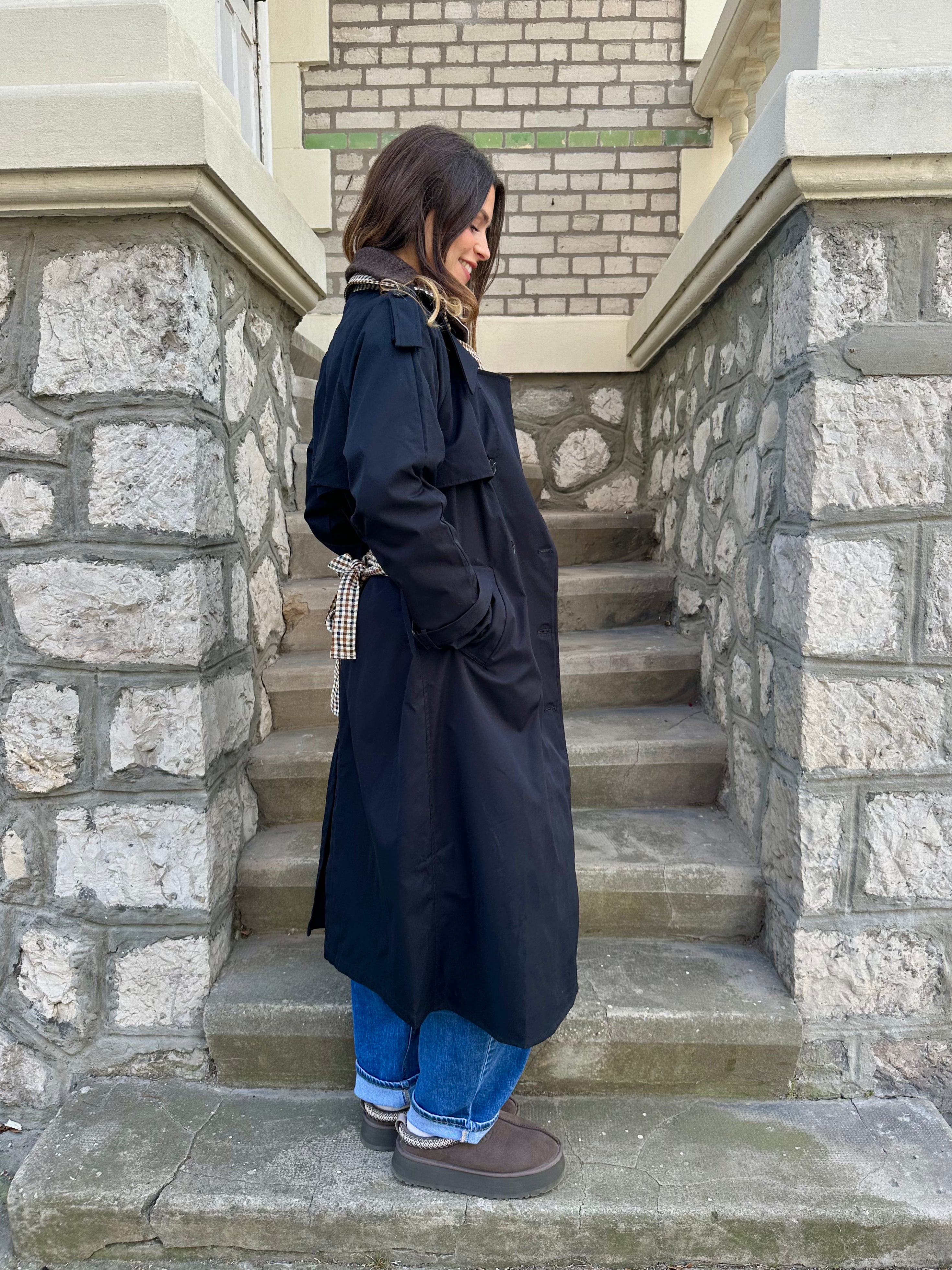 TRENCH NANA NOIR
