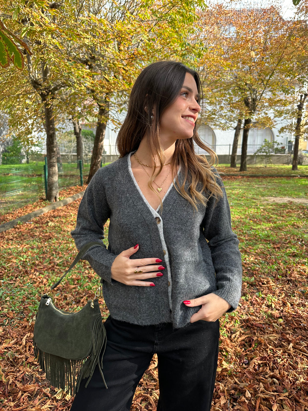 GILET LUNA GRIS