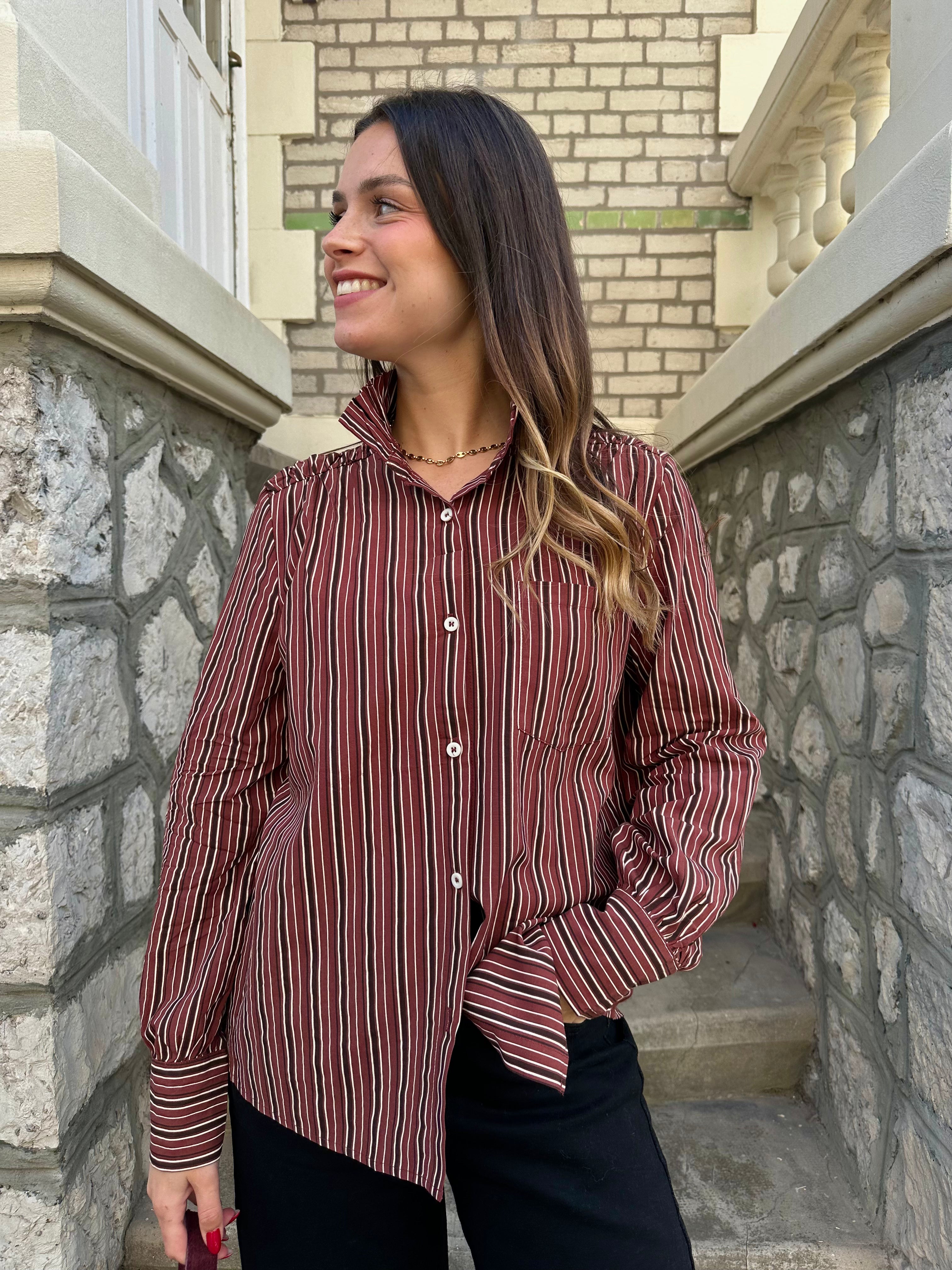 CHEMISE EMMA BORDEAUX